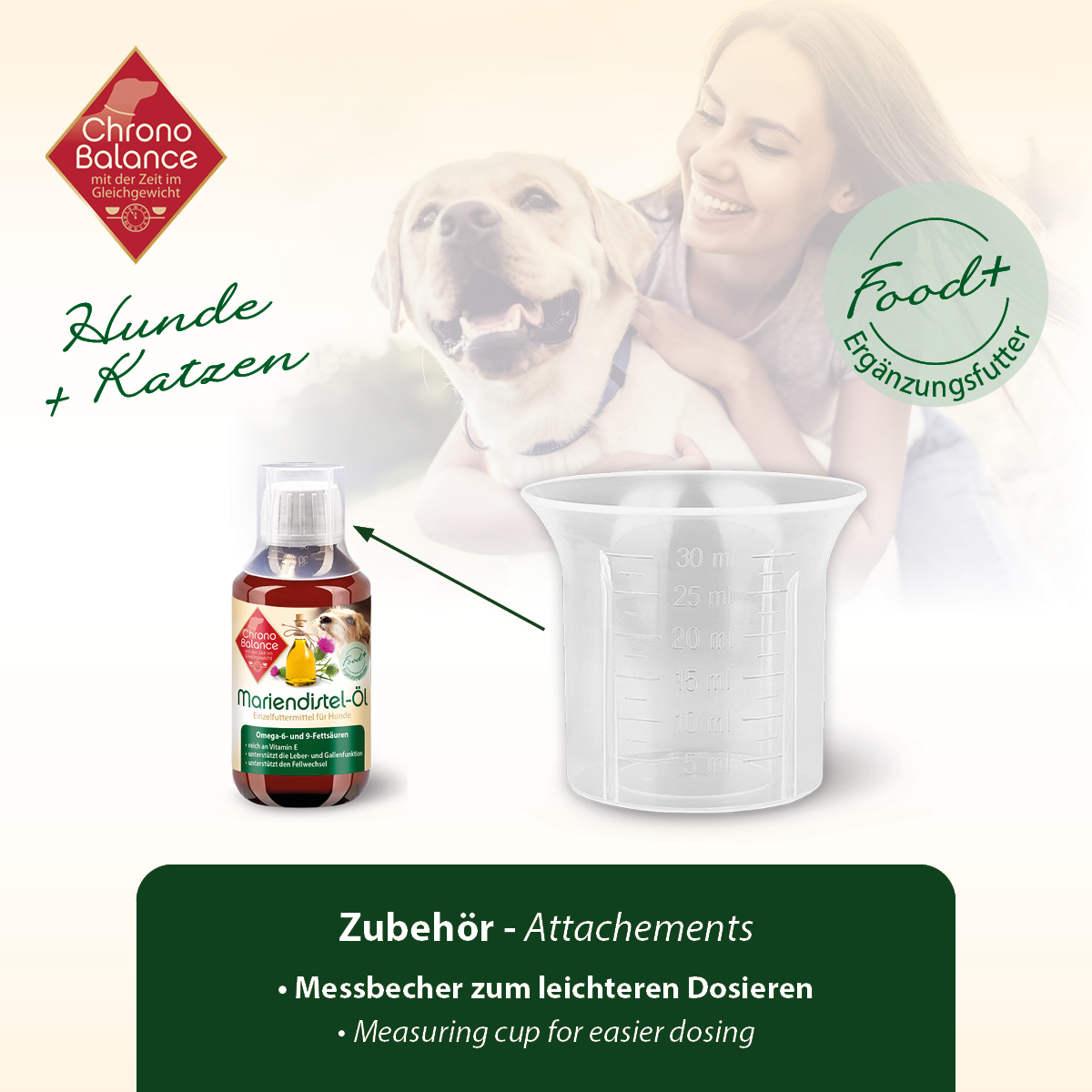 ChronoBalance Ergänzungsfutter & Aufzucht ChronoBalance natürliches Mariendistelöl 500 ml