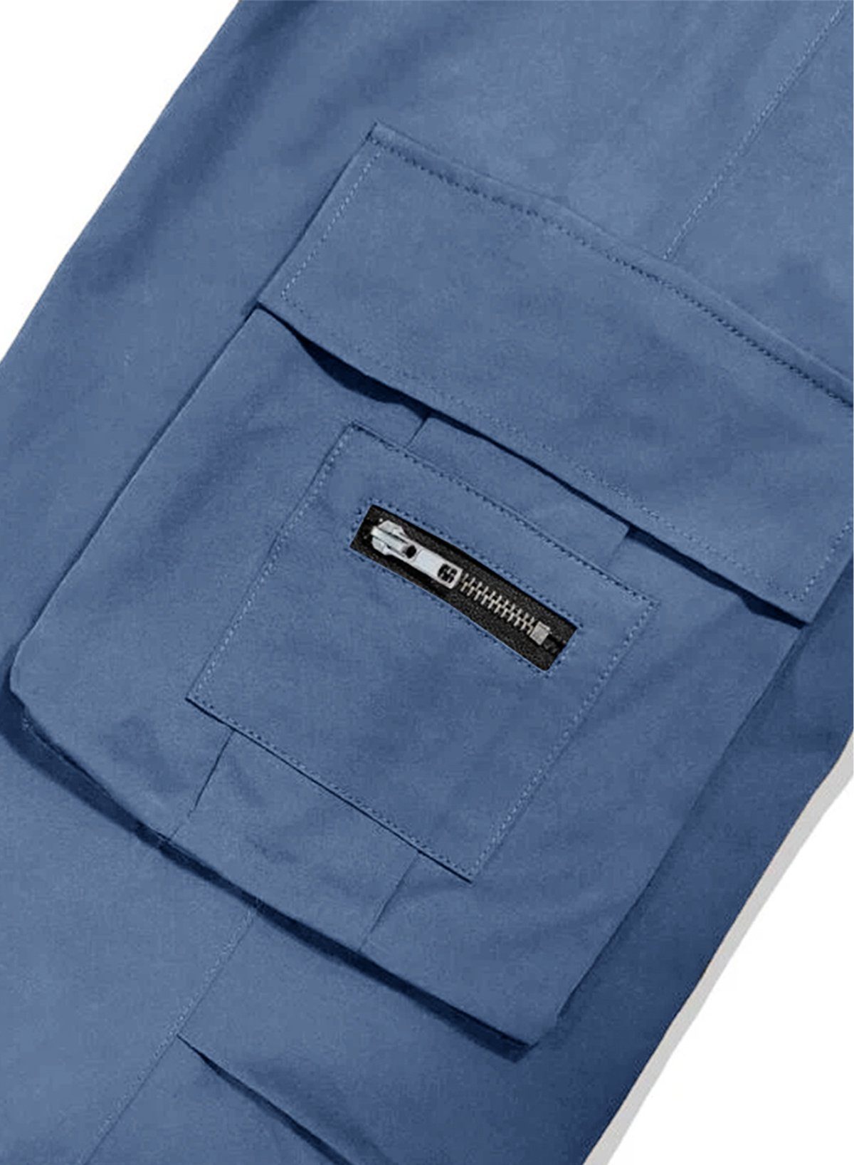 JMIERR Cargohose Herren Cargo Hose Lang Einfarbig Freizeithose Männer Loose Fit S-XXL (Baumwolle)