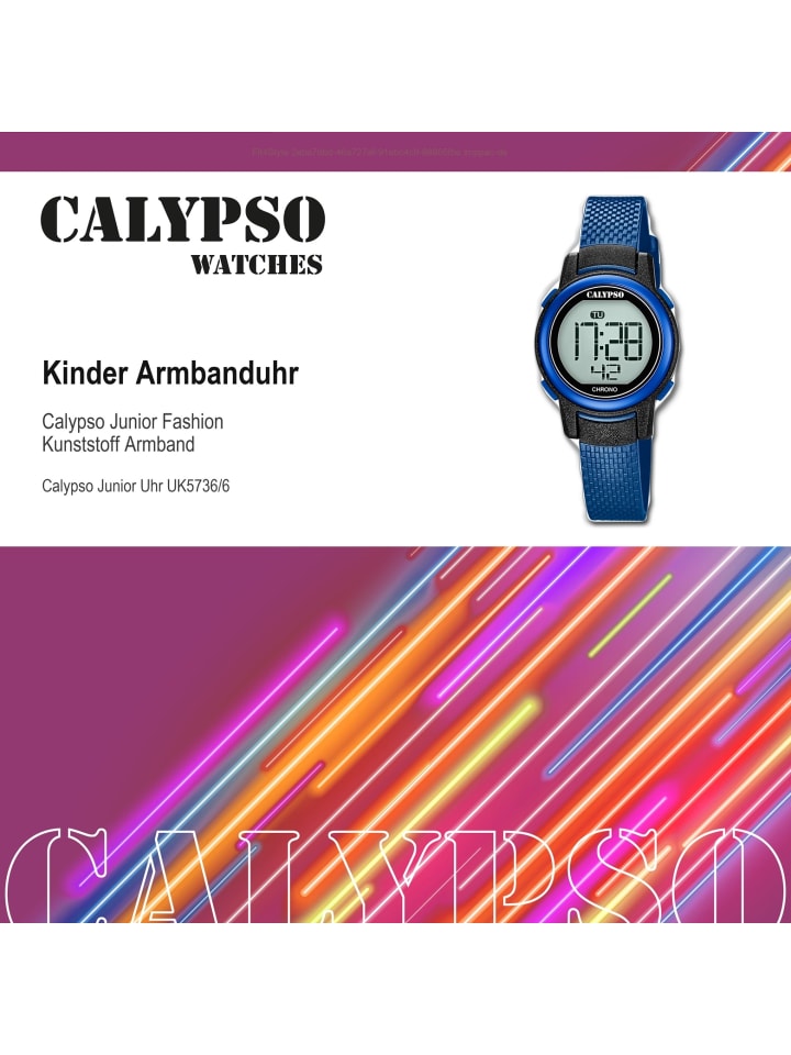 Calypso Digital-Armbanduhr Calypso Junior blau klein (ca. 29mm) günstig kaufen onesize