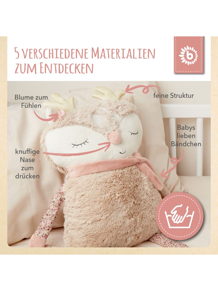 Bieco Spielwaren Kuscheltier Plüsch Großes Reh - ab Geburt in Beige günstig kaufen onesize