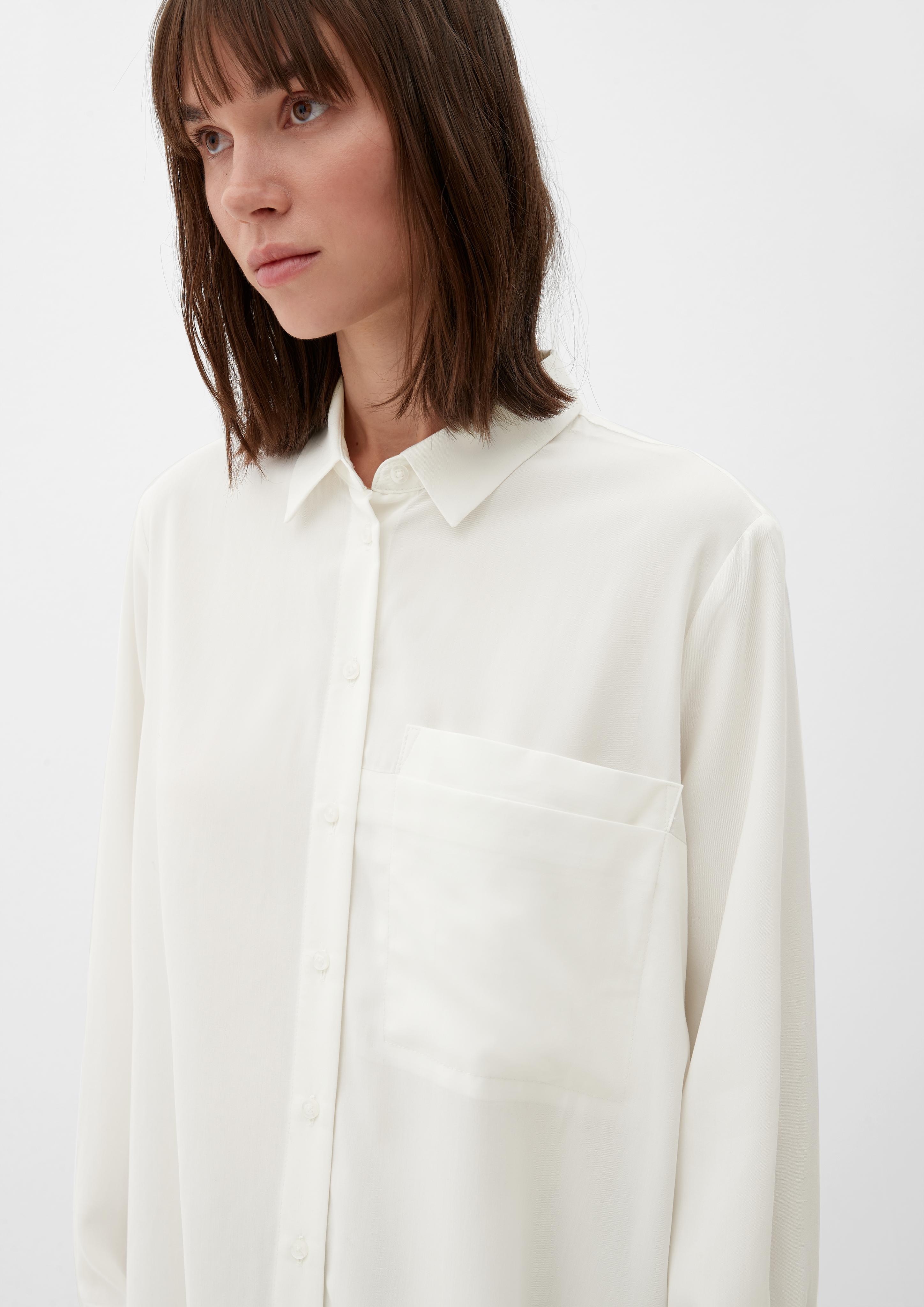 Twill-Bluse aus Viskosemix  2124829-0210