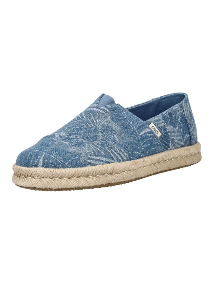 TOMS Slipper in Blau günstig kaufen