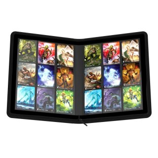Ultimate Guard 9-Pocket Zipfolio Xenoskin Schwarz