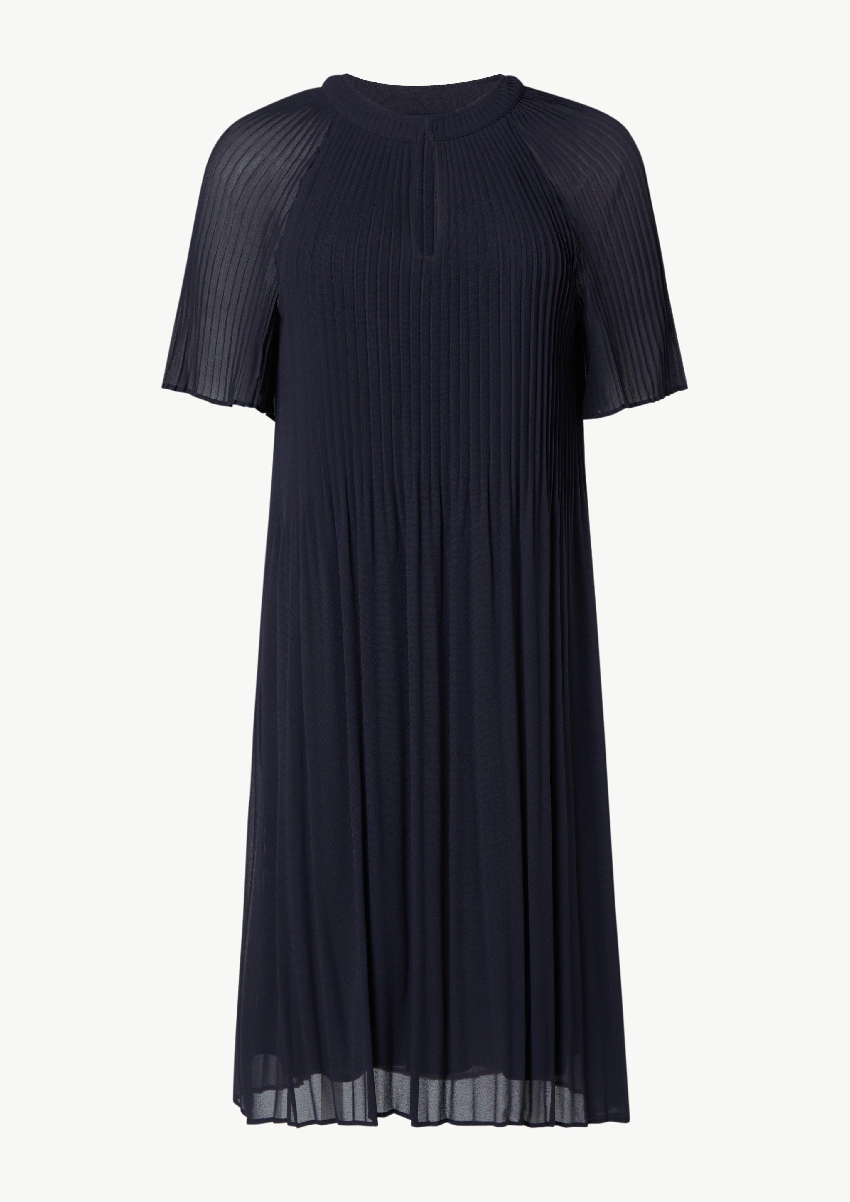 Minikleid aus Chiffon - navy