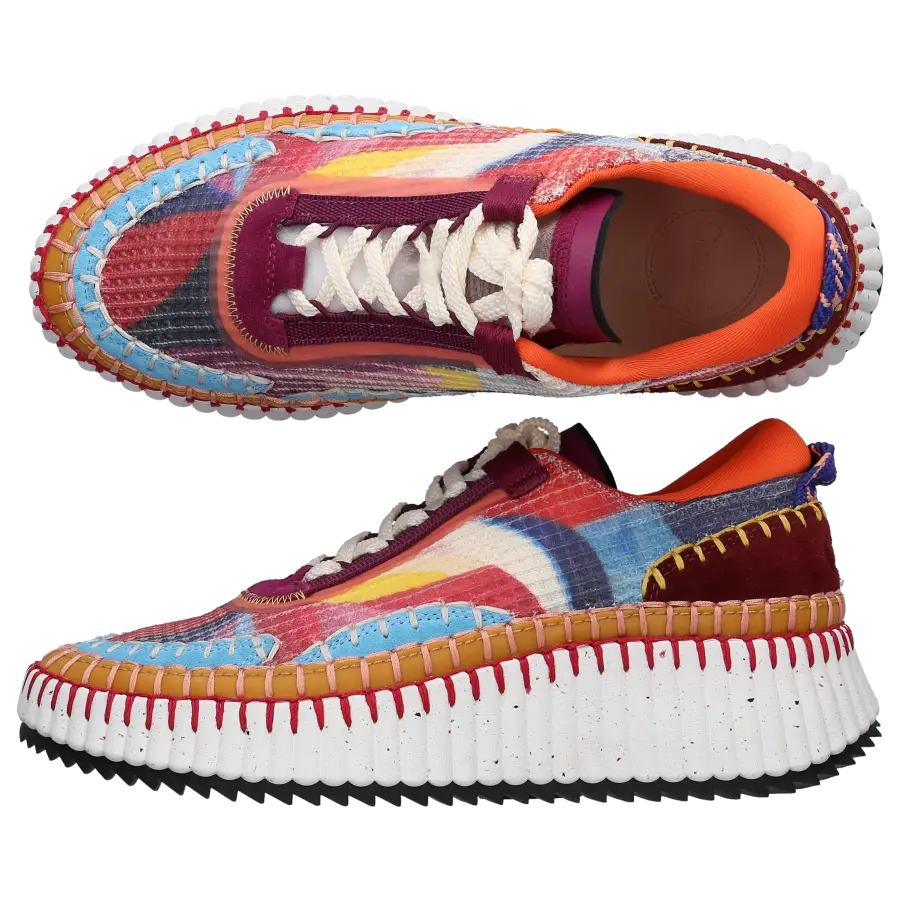 Chloé - Sneaker low NAMA Baumwolle - bunt