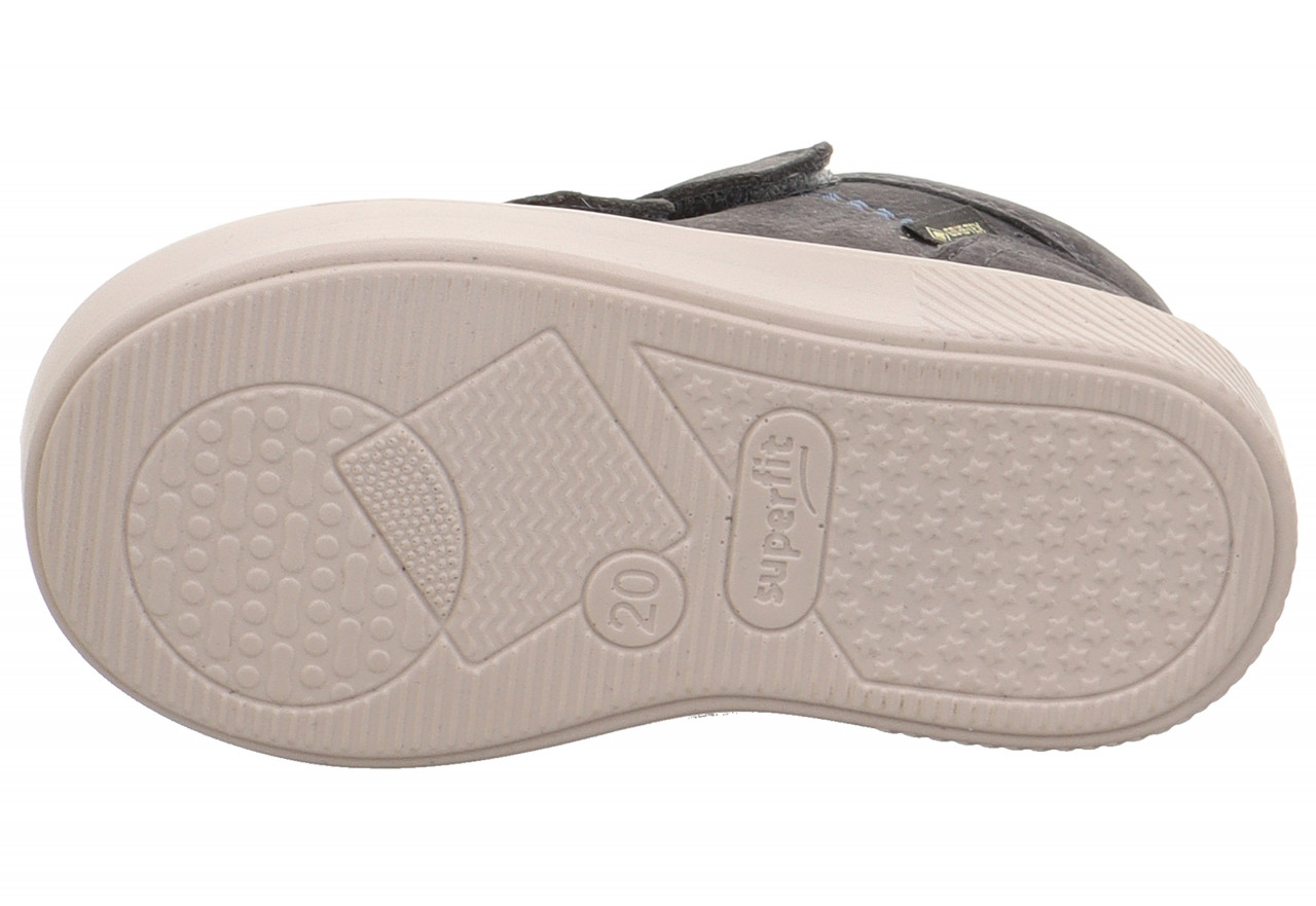 SUPIES - Grau/BlauSneaker low mit Klettverschluss