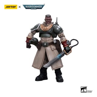 Warhammer 40k Actionfigur 1/18 Astra Militarum Cadian Command Squad Commander with Power Sword 12 cm