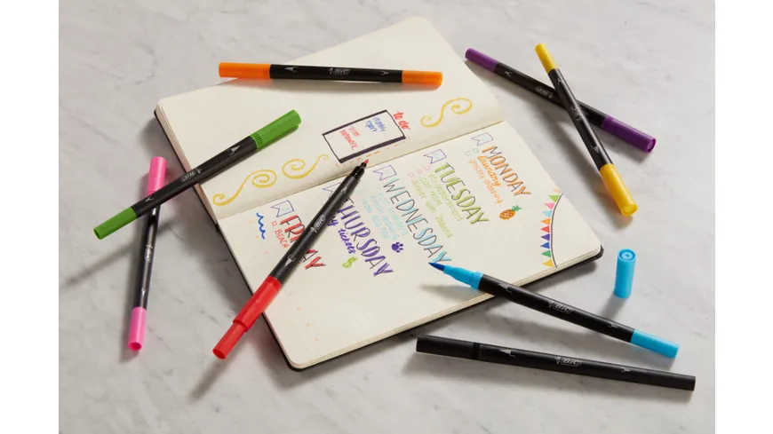 BIC Intensity Dual Filzstifte 6er Etui