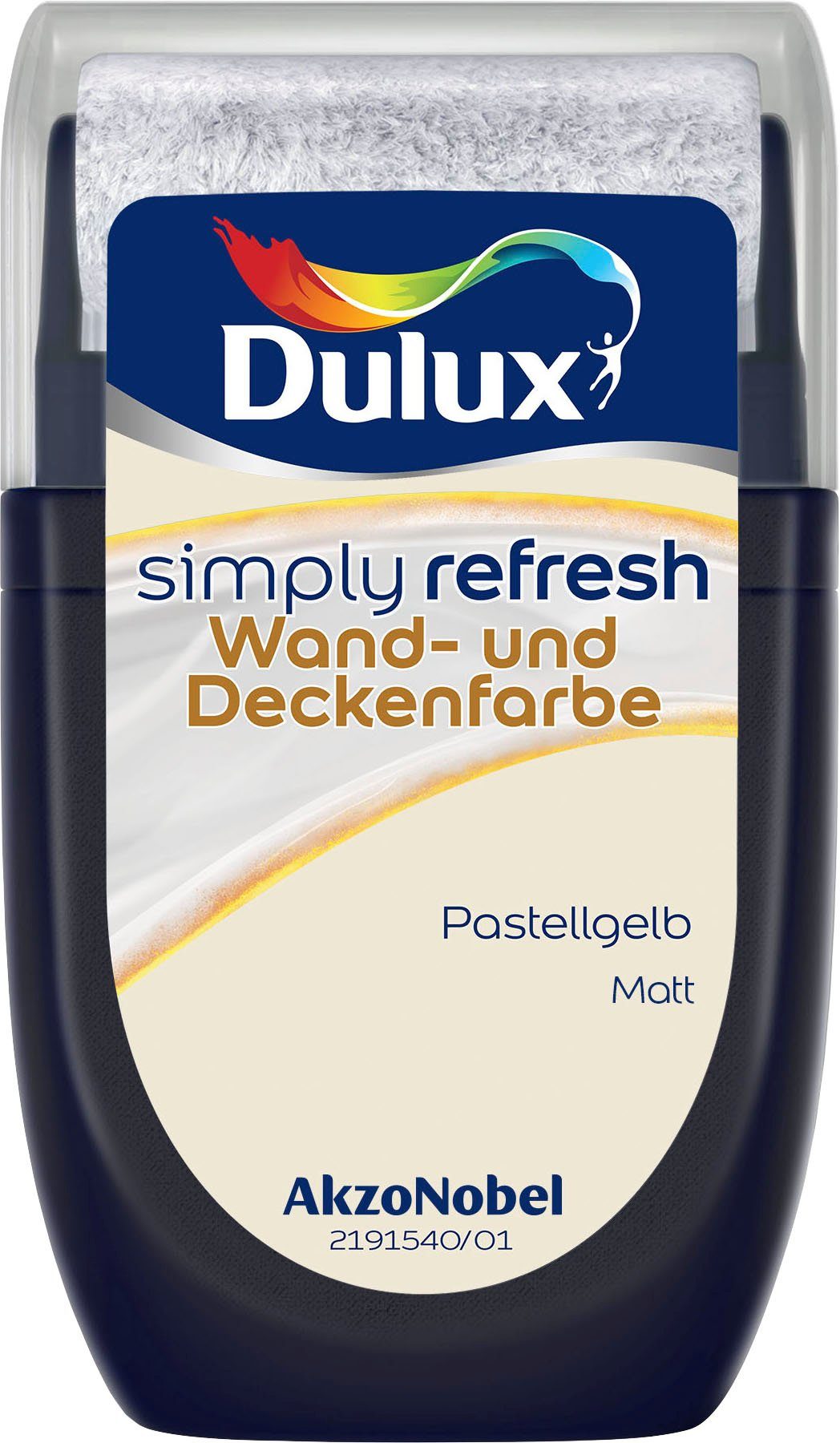 Dulux Wand- und Deckenfarbe Simply Refresh, Tester, matt, hochdeckend, 30 ml