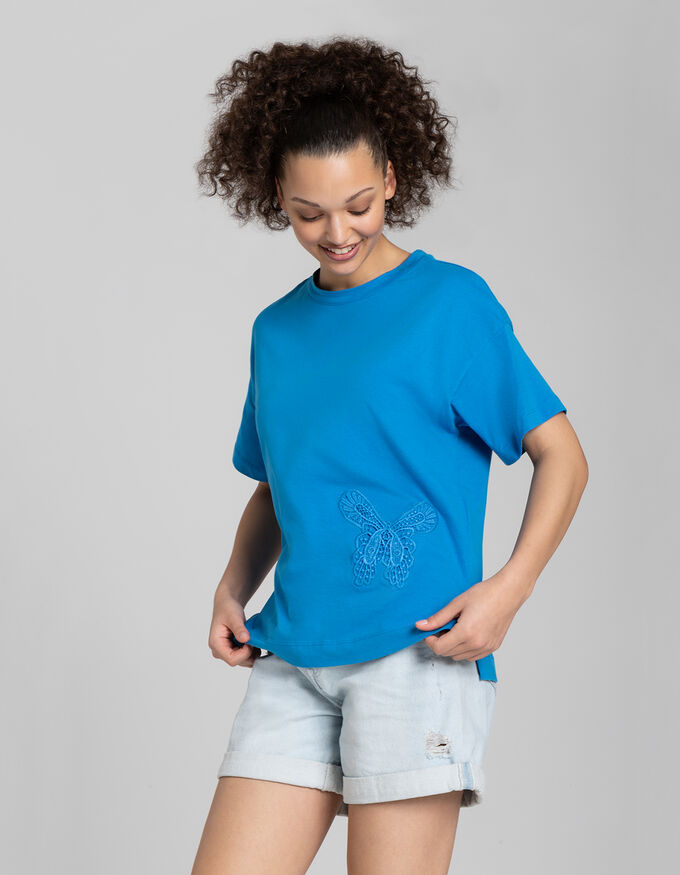 T-Shirt - Stickereien