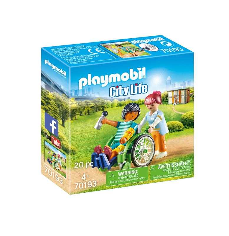 70193 Patient en fauteuil roulant Playmobil City Life