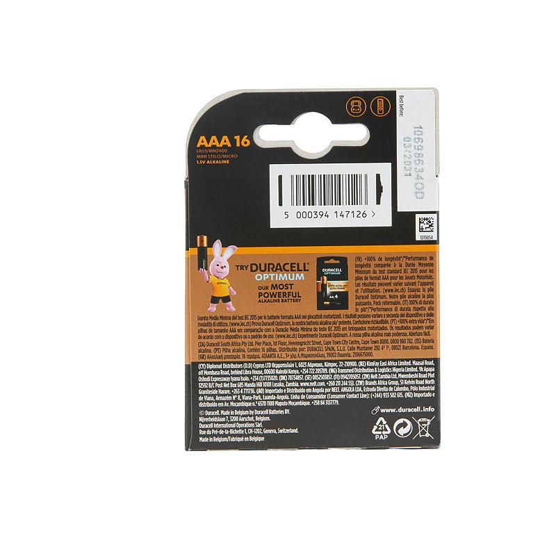 Duracell Batteri 16-pk AAA, Duracell