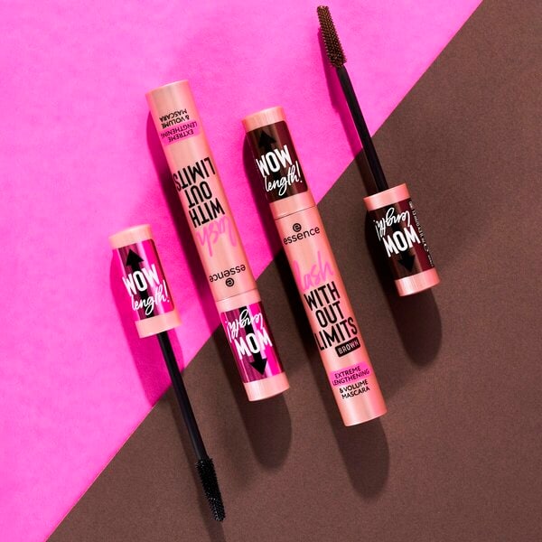 Essence Lash Without Limit 02 Brown Extreme Hosszabbító és Volumennövelő Szempillaspirál 13ml
