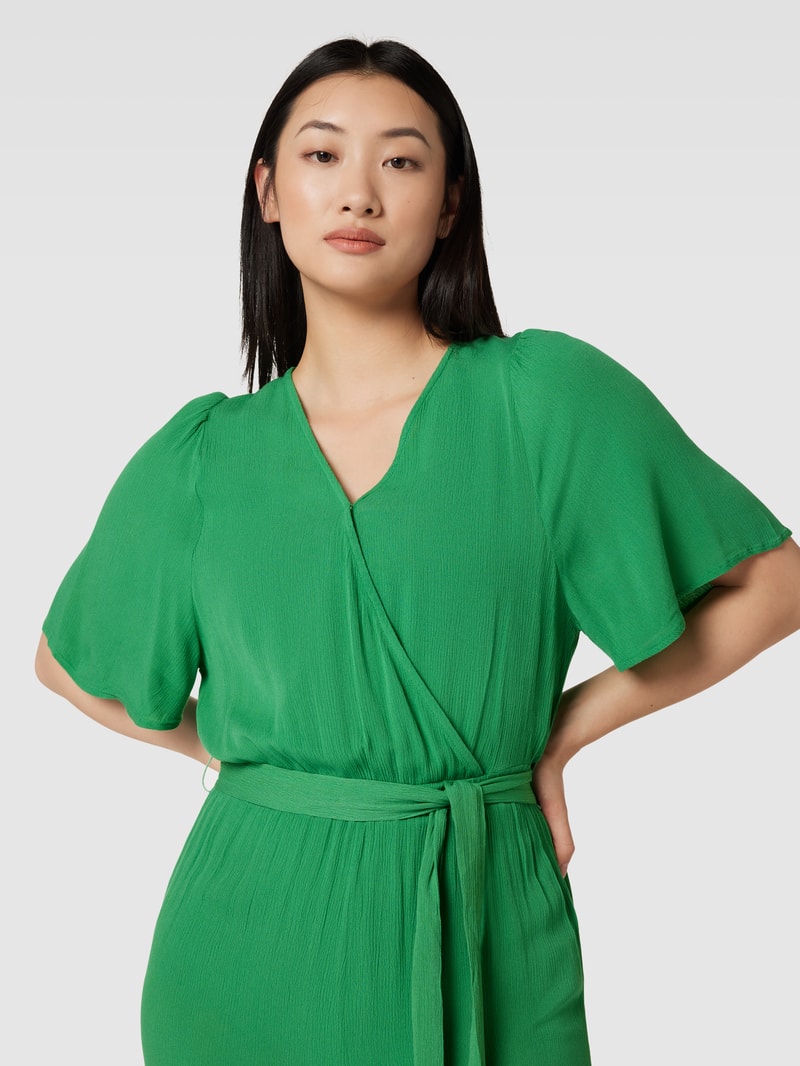 Jumpsuit mit V-Ausschnitt Modell 'Marrakech' in grün
