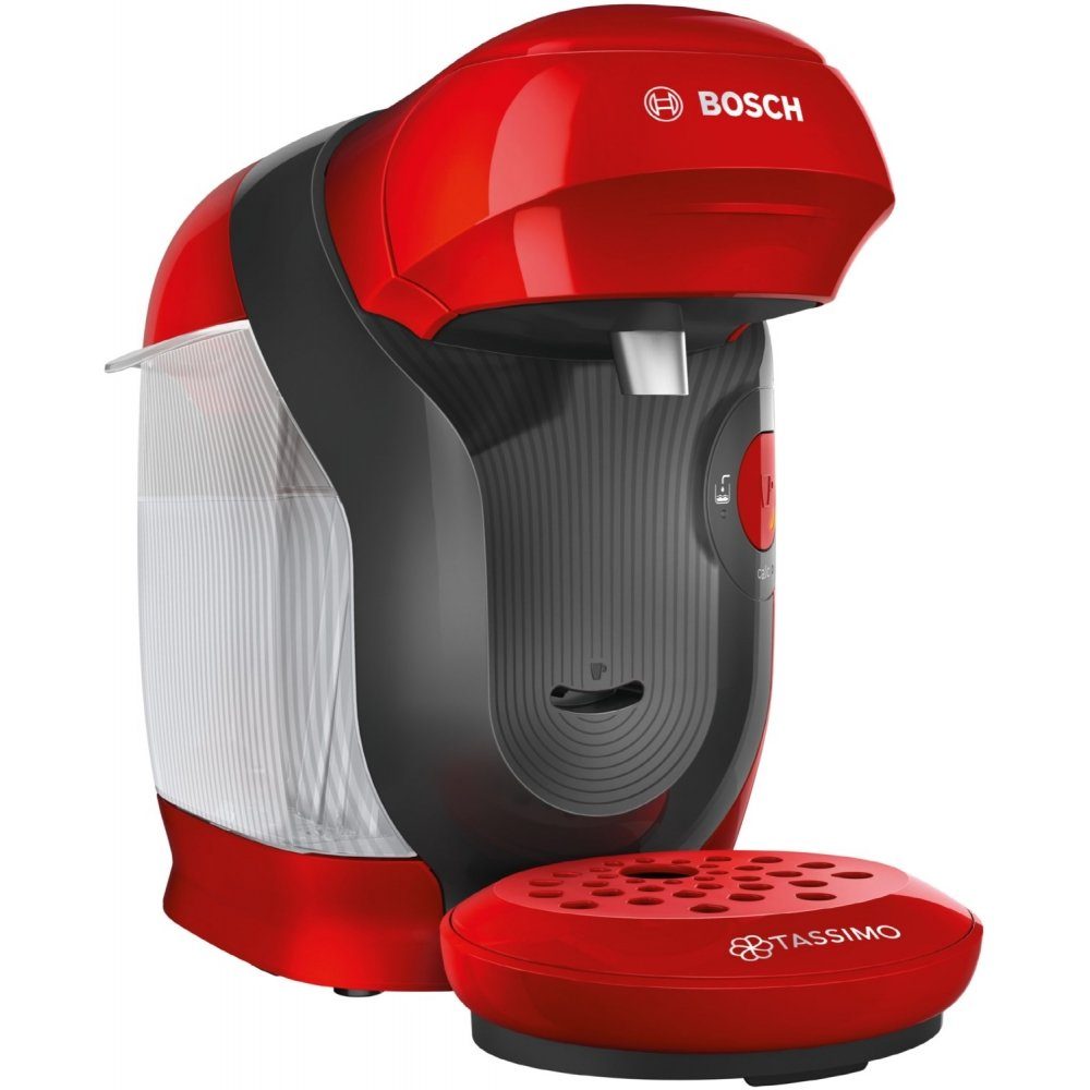 TASSIMO Kapsel-/Kaffeepadmaschine Bosch TAS1103 Tassimo Style - Kapselmaschine - rot