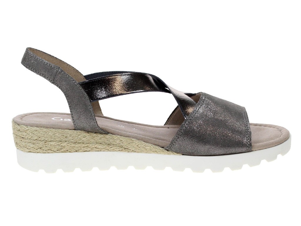 GABOR Komfort Sandalen silber