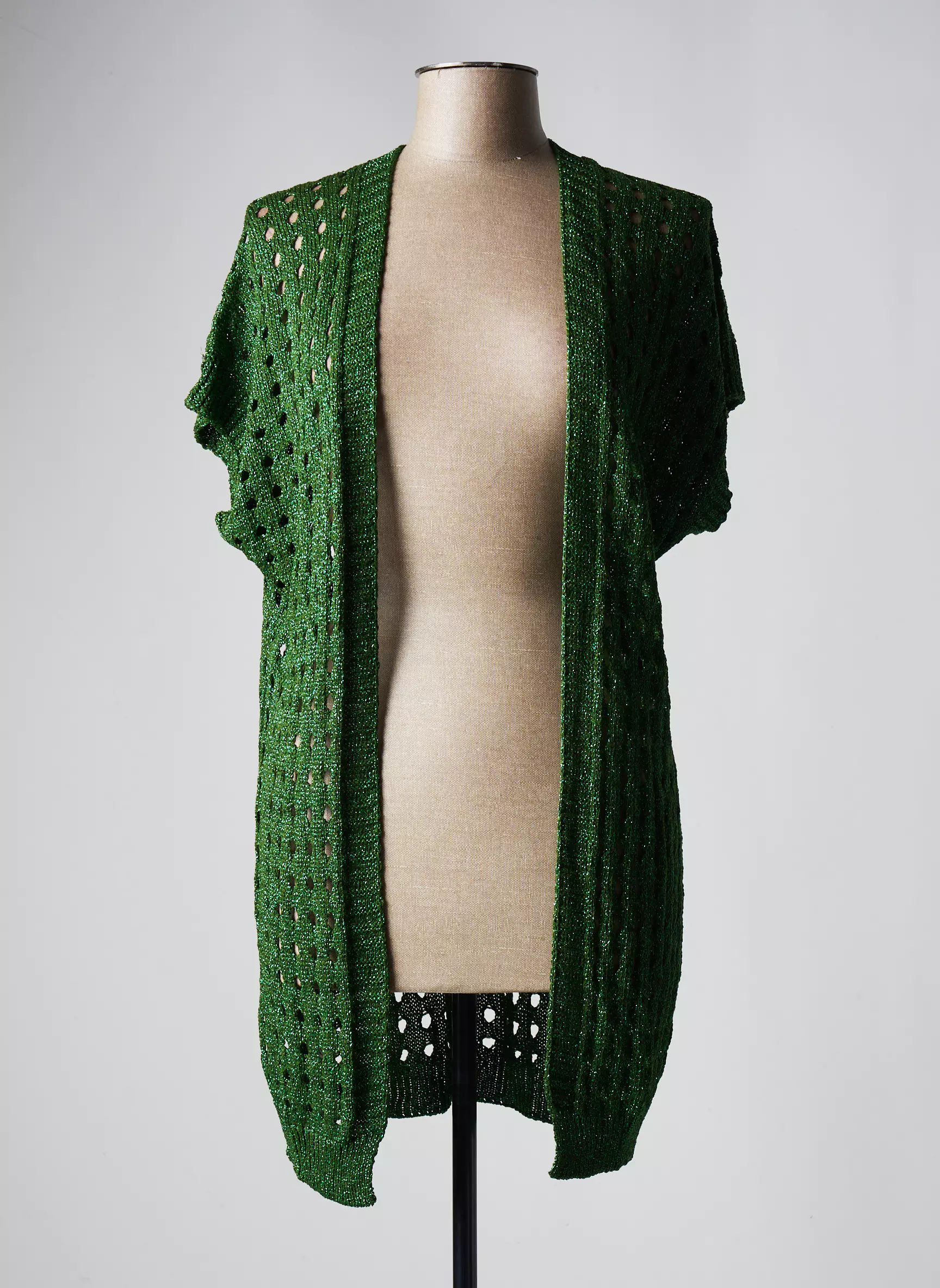 Free For Humanity Gilets Manches Courtes Femme couleur vert