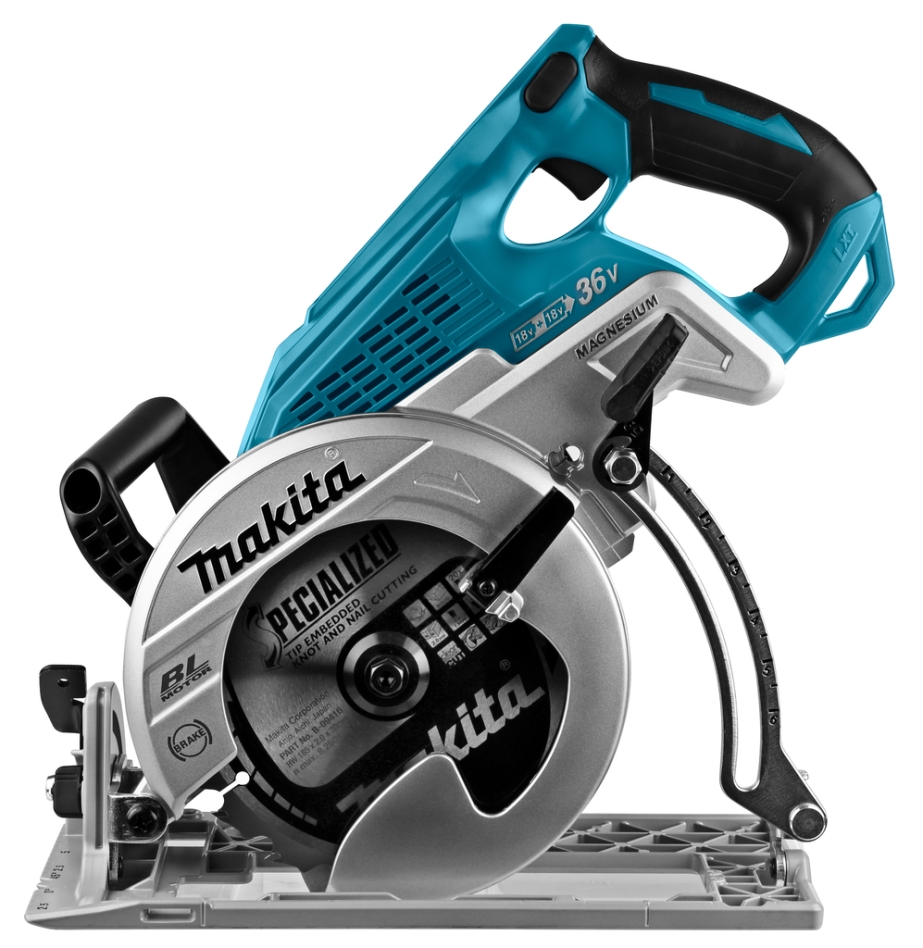 Fierăstrău circular fără fir Makita DRS780Z 2 x 18V 185 mm fără baterii și încărcător