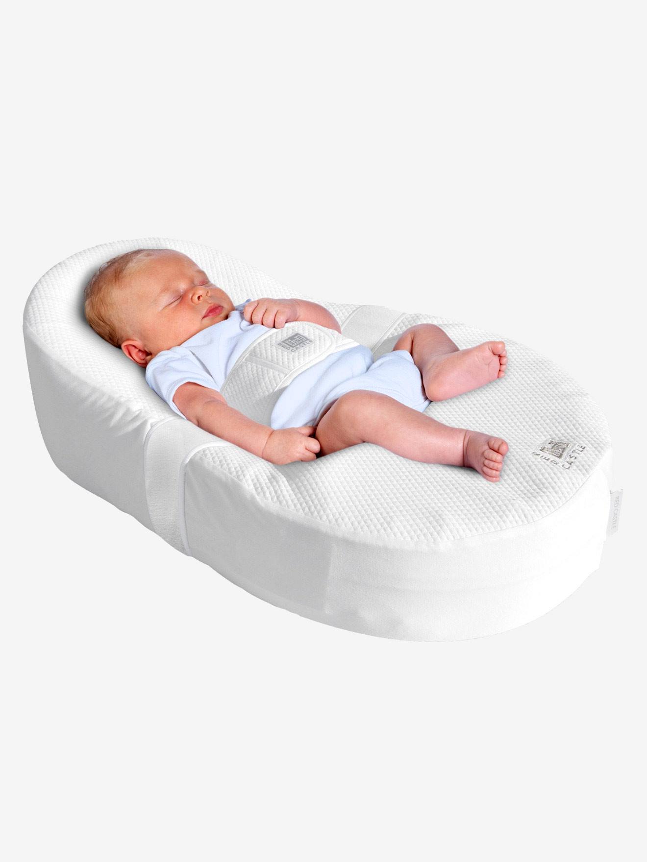 Red castle Babynestchen mit Spannlaken COCOONABABY RED CASTLE - weiß