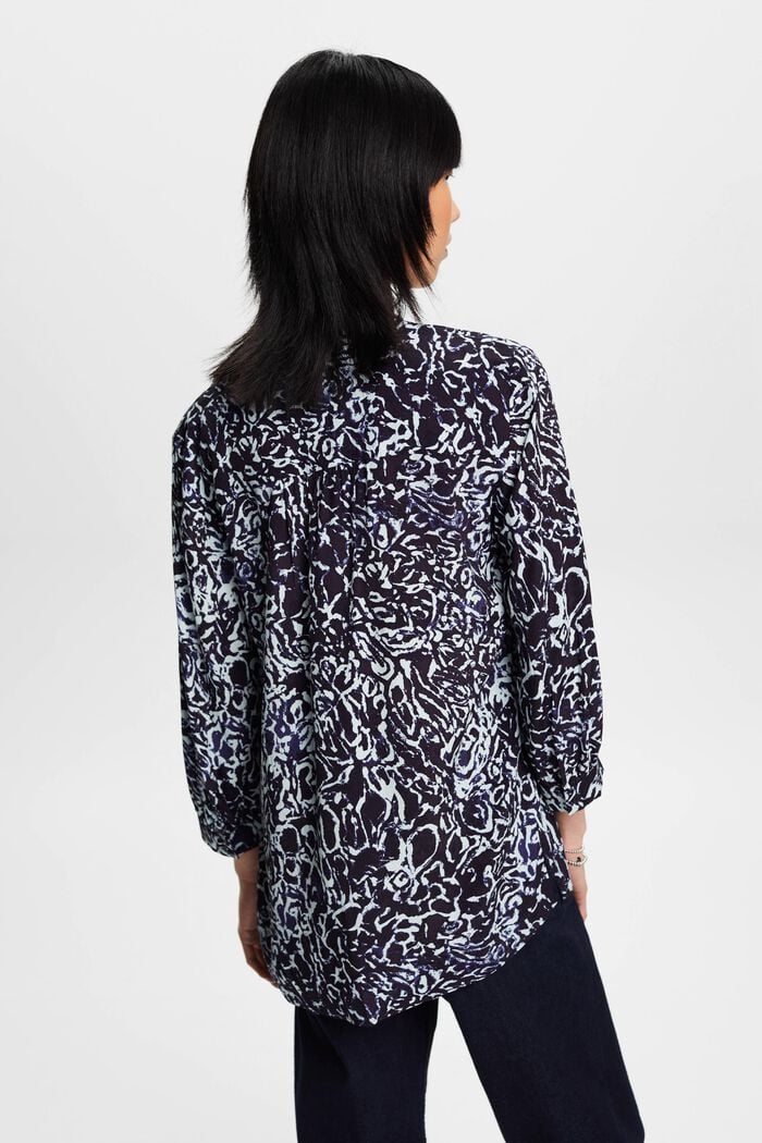Blusen-Shirt mit Allover-Print