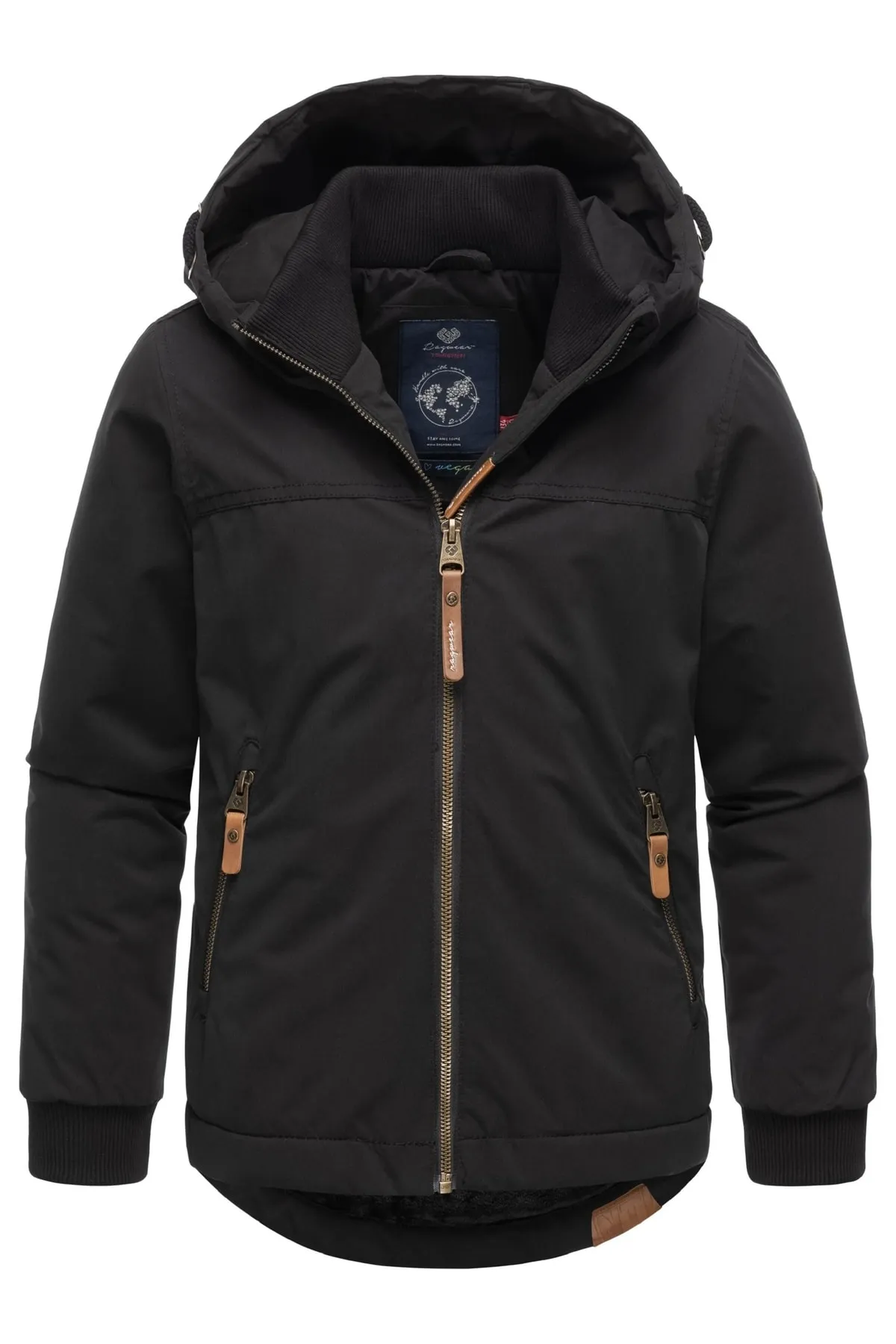 Ragwear  Winterjacke - Schwarz - Parka