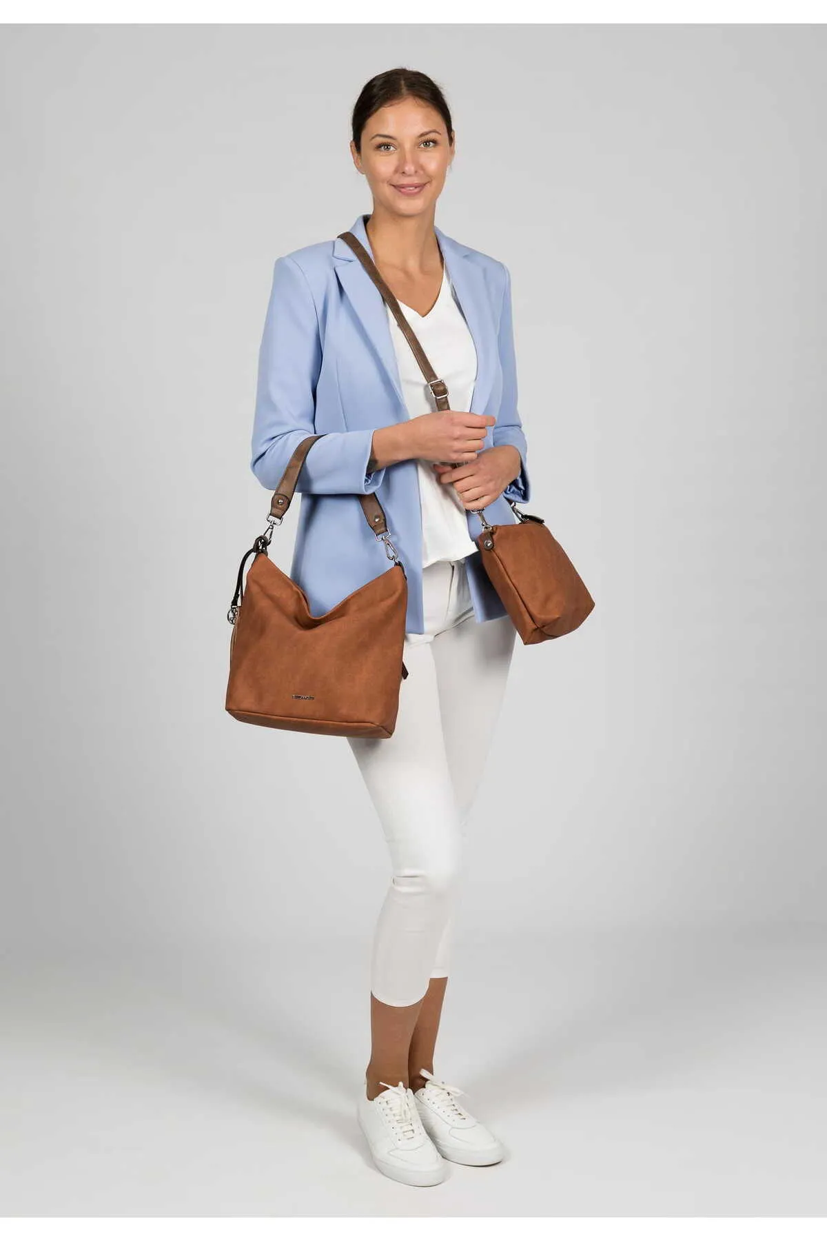 Emily & Noah  Handtasche - Braun - Unifarben