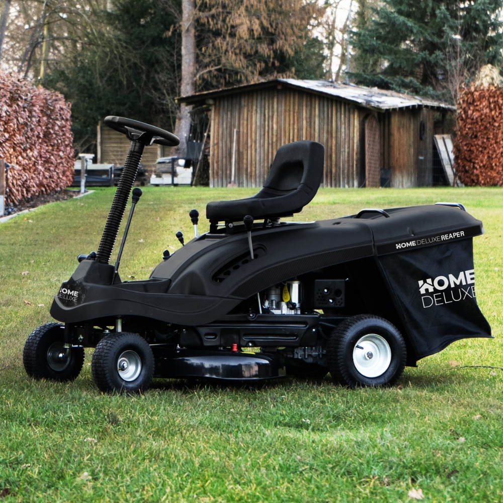 Home Deluxe Aufsitzrasenmäher REAPER - Schwarz
