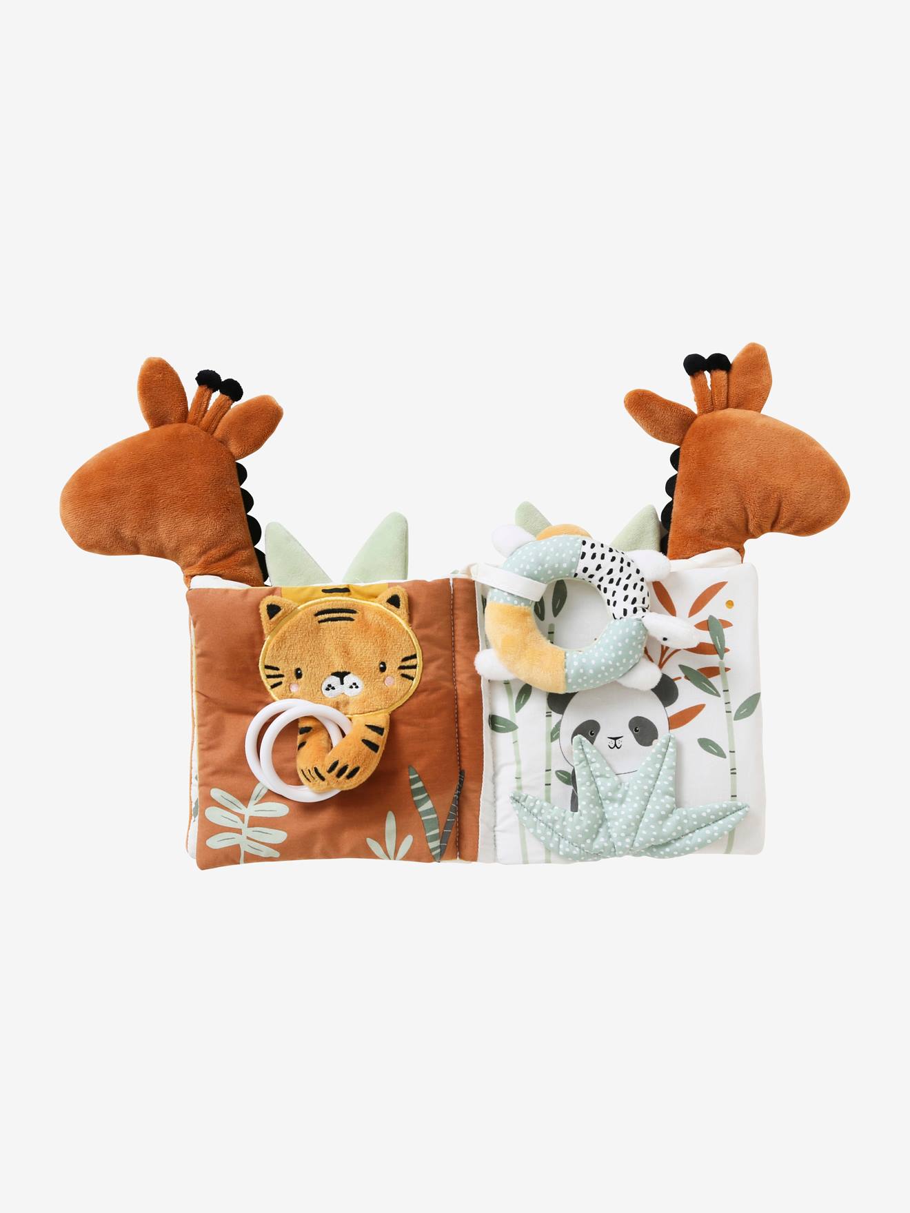 Livre d'éveil Girafe TANZANIE marron