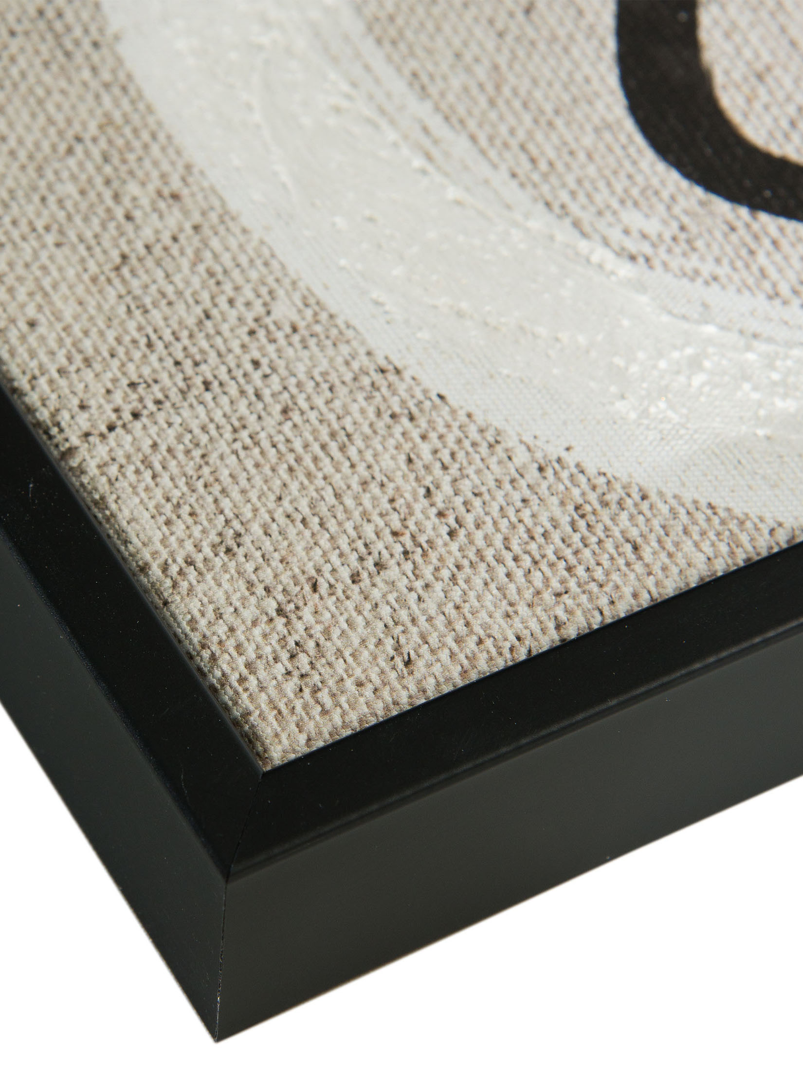 Ulana Leinwand-Druck-handbemalt, Grau
