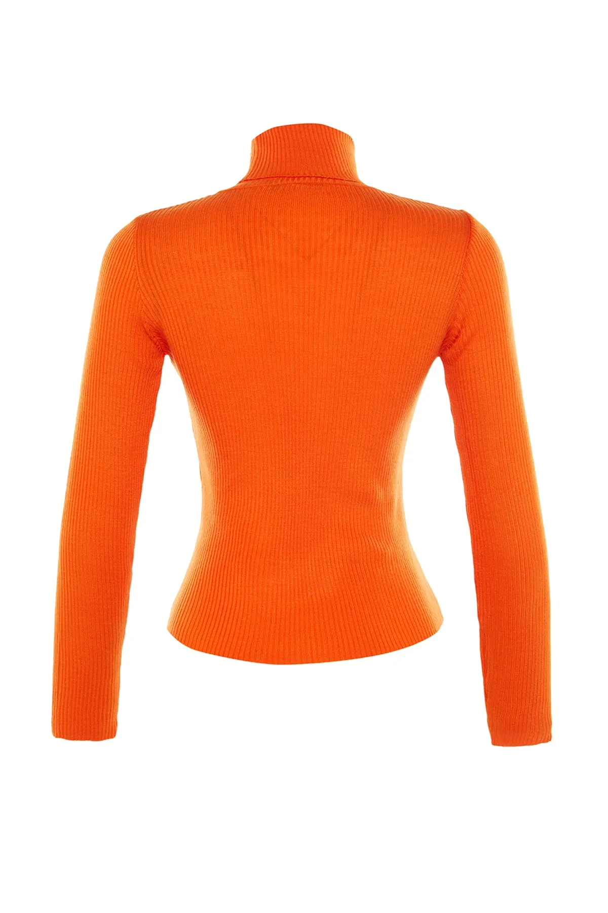 Trendyol Collection  Orangefarbener Basic-Rollkragenpullover TWOAW21KZ1279