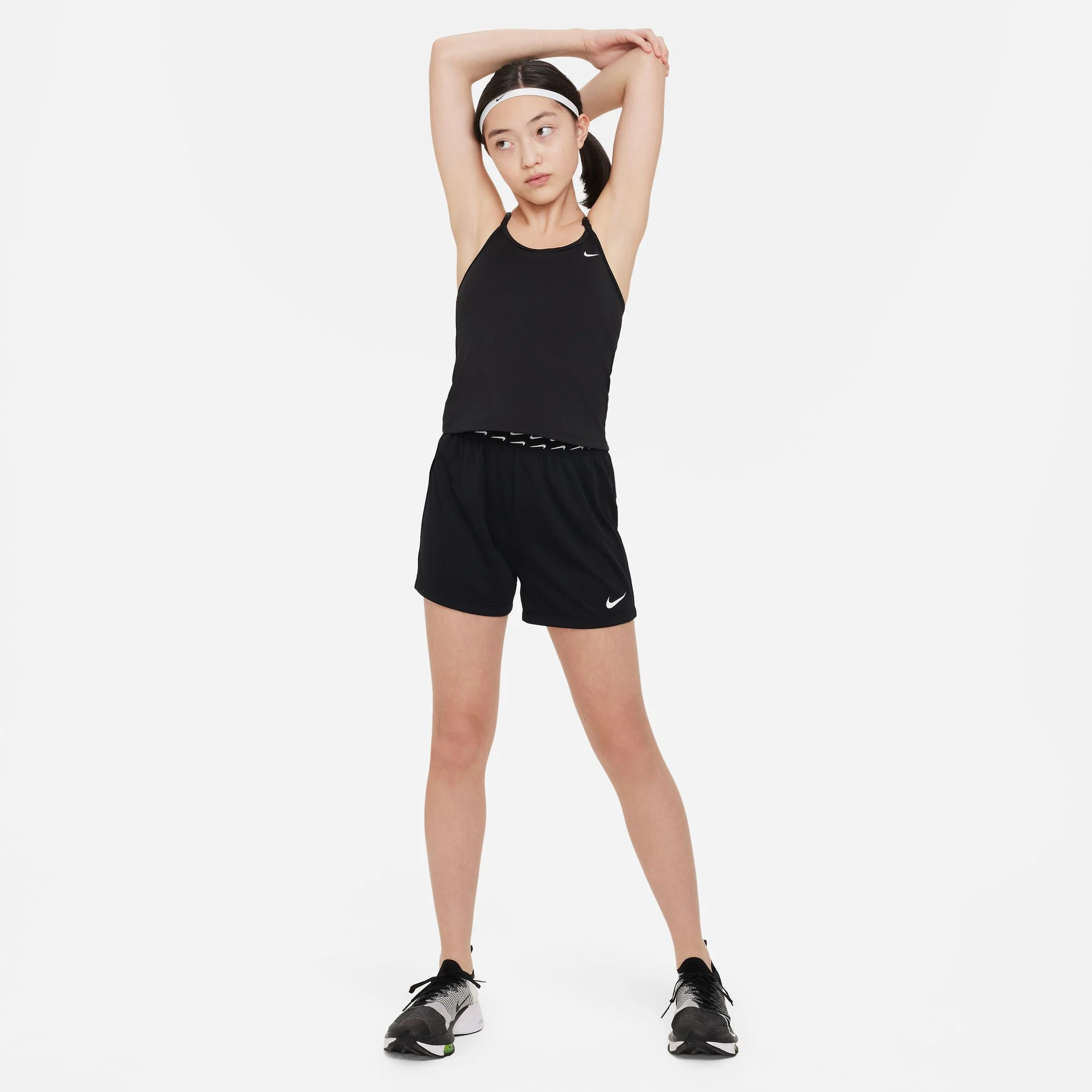 Dri-Fit Big Kids Tank Sport-BH Mädchen - Schwarz