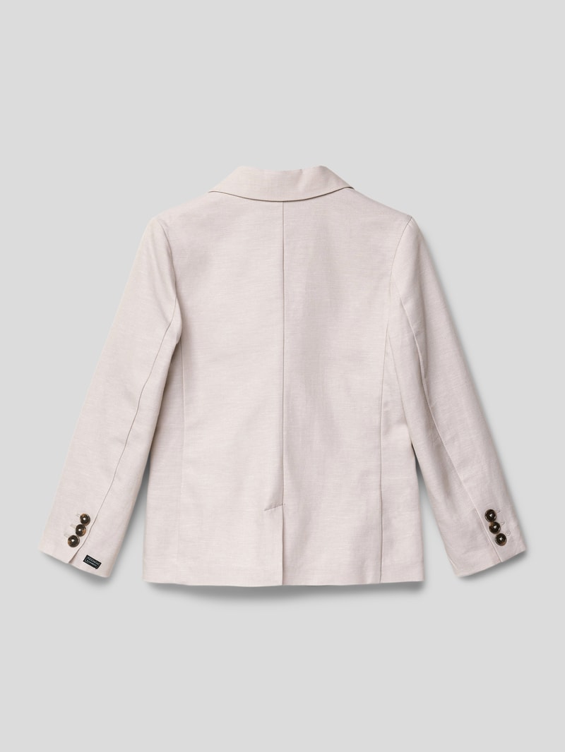 Blazer in melierter Optik in sand