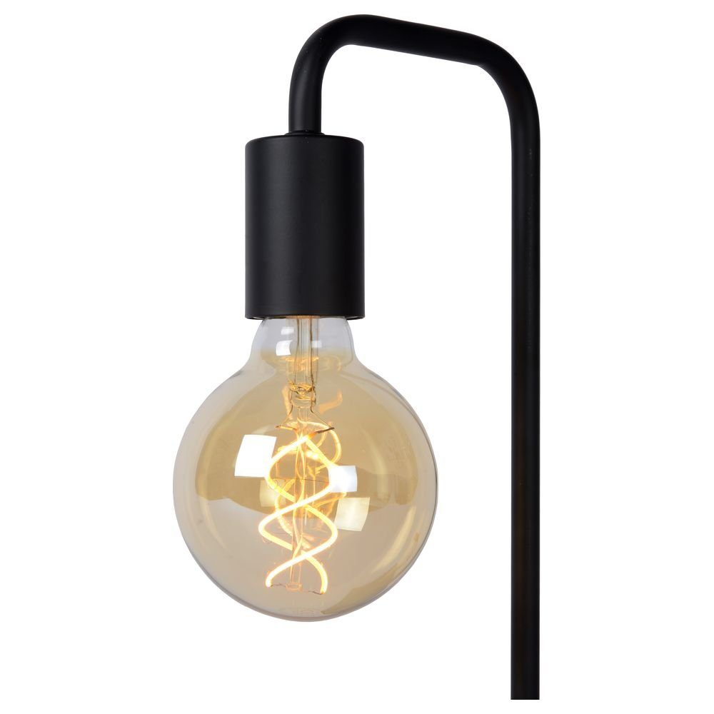 click-licht Tischleuchte Tischleuchte Lorin in Schwarz E27, keine Angabe, Leuchtmittel enthalten: Nein, warmweiss, Tischleuchte, Nachttischlampe, Tischlampe