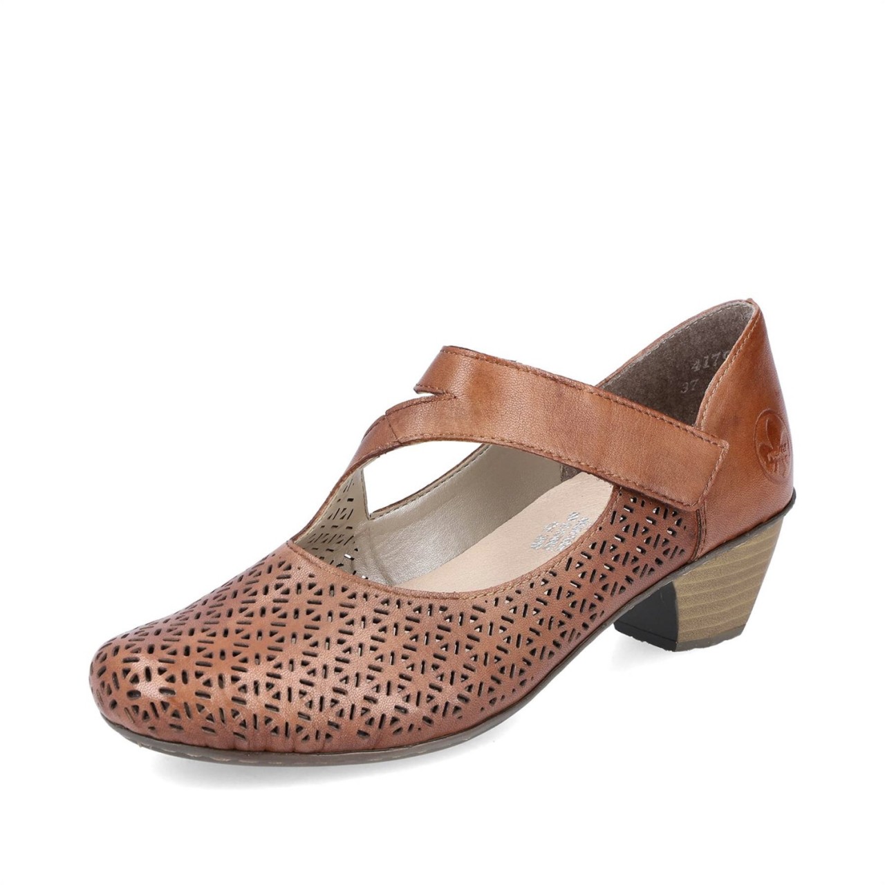 RIEKER Modische Pumps silber