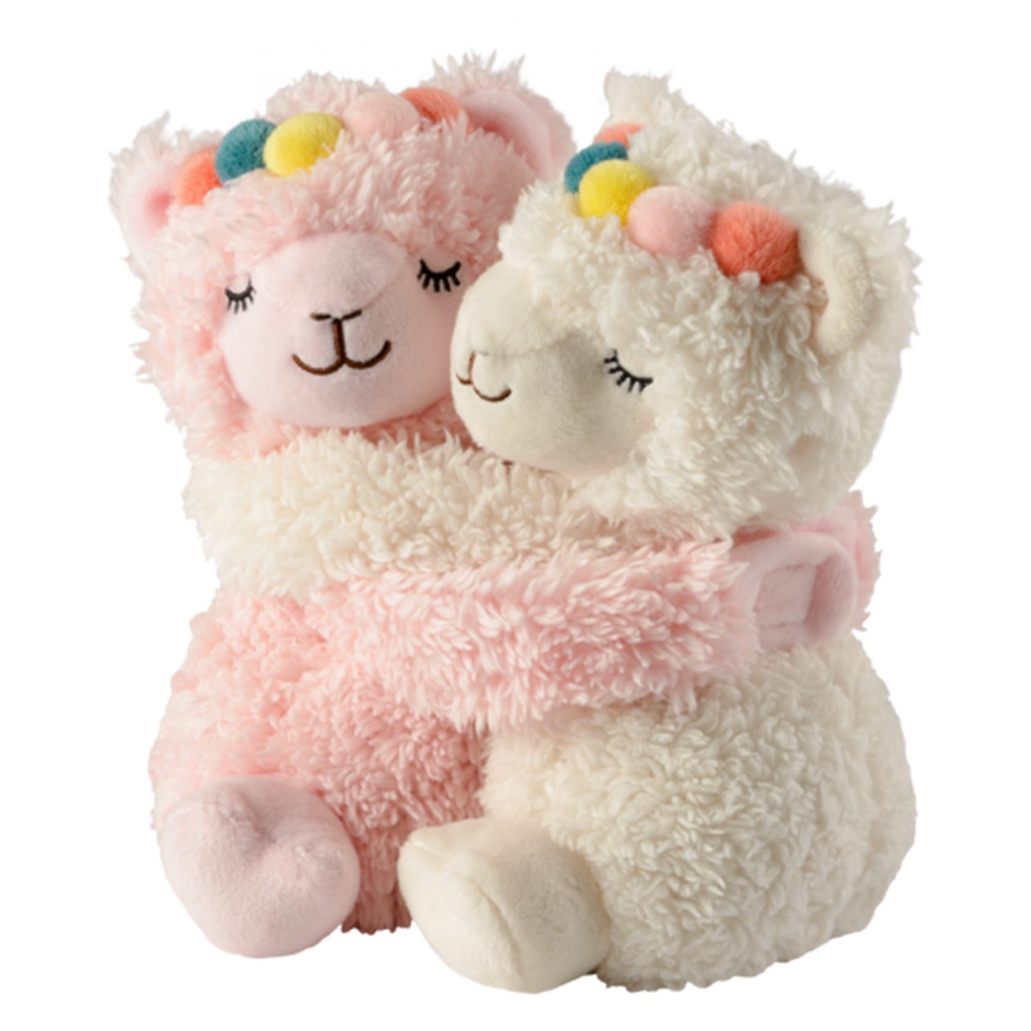 Warmies® Wärmekissen Warmies Wärmetier Kuschelfreunde Lamas Mikrowelle/Ofen, (Wärmekuscheltiere)