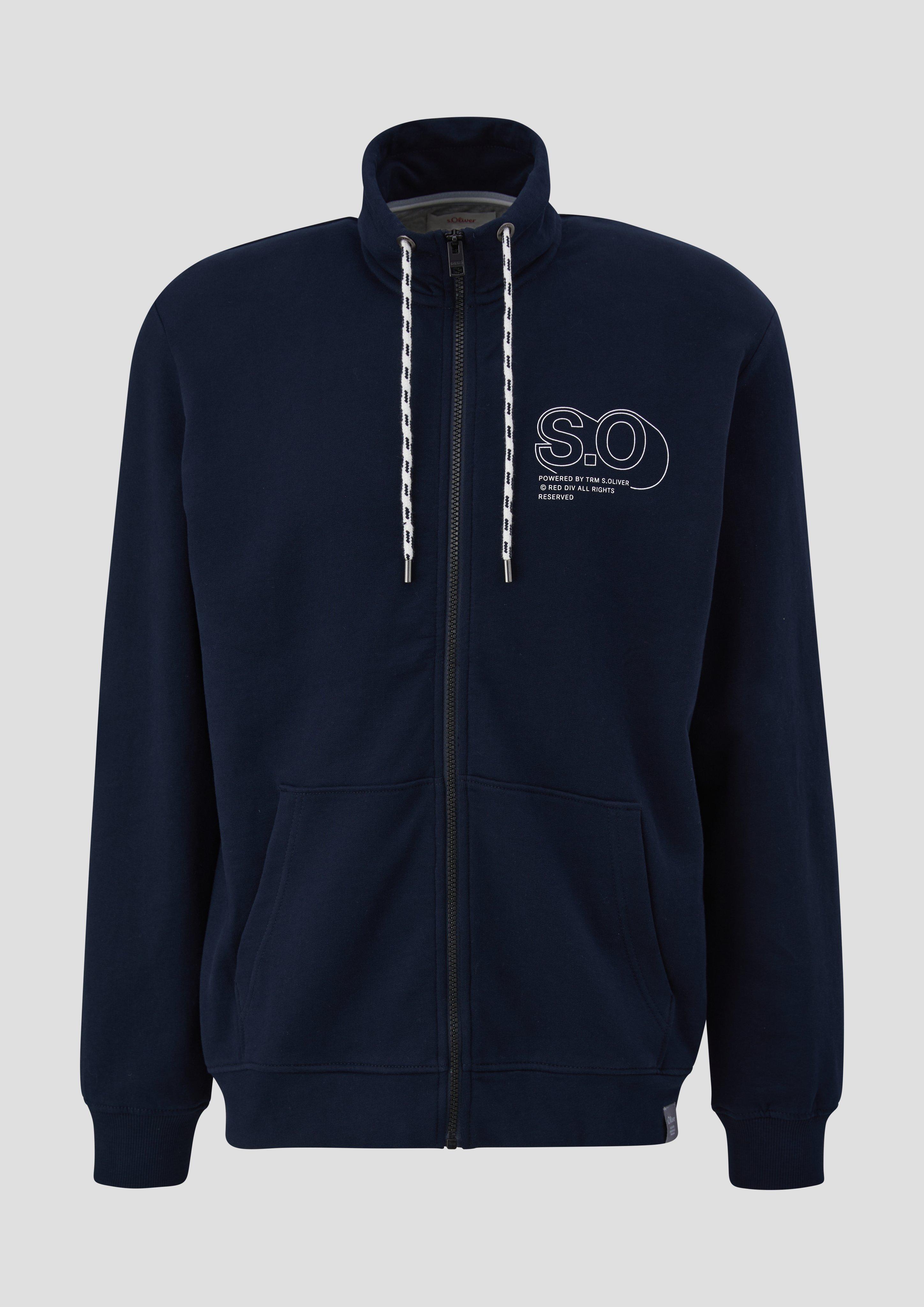 Sweatjacke mit hohem Stehkragen  2146005-59D1