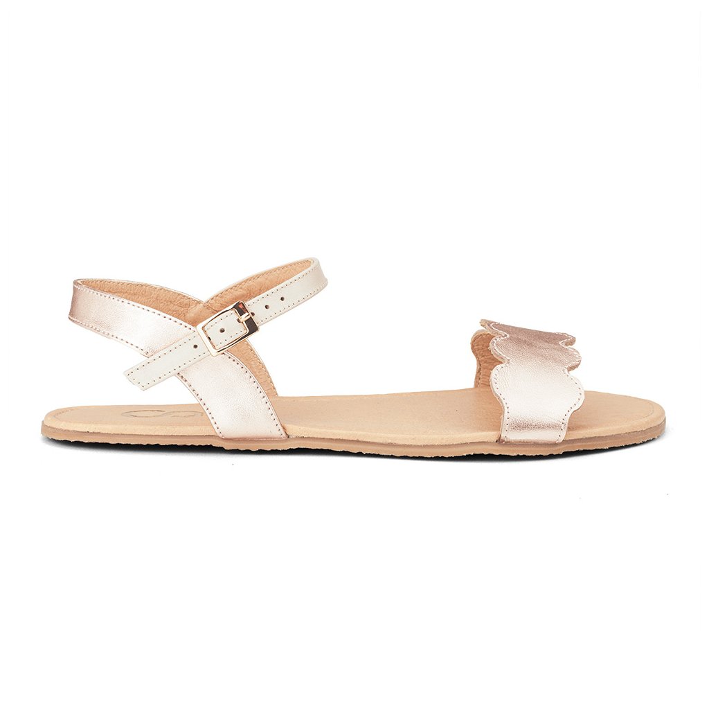 Shapen Jasmine Rose Gold Barfußsandalen