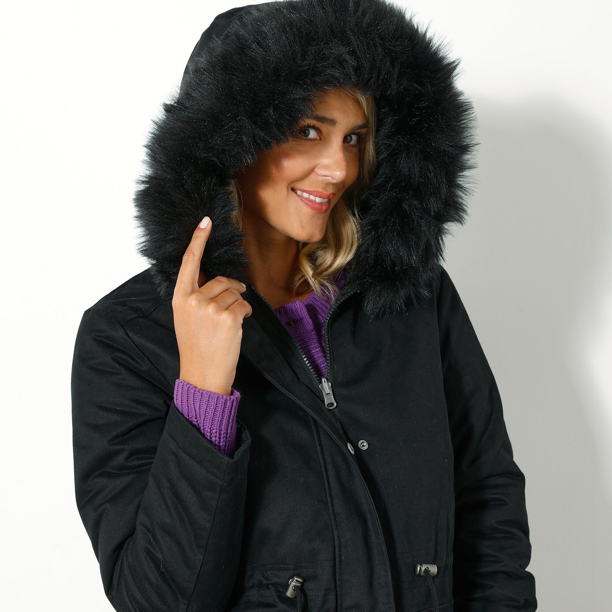 Parka réversible doudoune matelassée déperlante