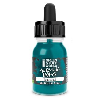 Acrylic Inks - Opaque Flüssige Acrylfarbe - Türkis (4287) (30ml)