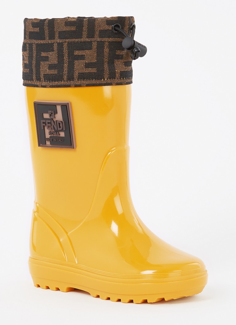 Fendi Fendi rain boot with logo