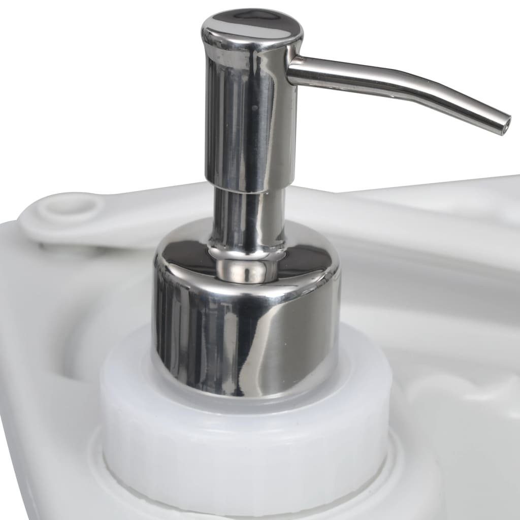 DOTMALL Campingtoilette Reisetoilette und Waschbecken-Set, Tragbar
