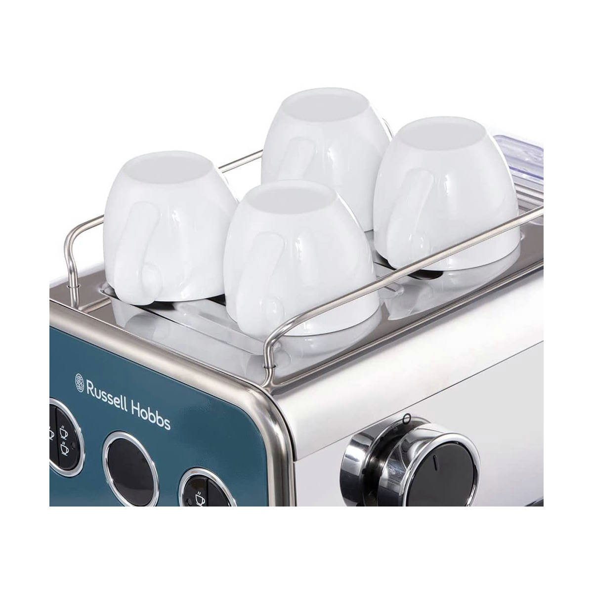 RUSSELL HOBBS Espressomaschine RUSSELL HOBBS Espressomaschine Distinction 26451-56 Ocean Blue 15 Bar