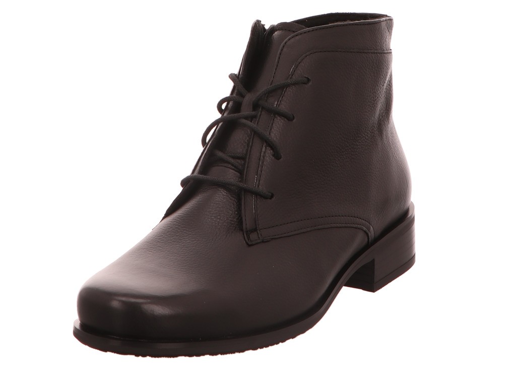 SEMLER Schnür-Stiefeletten schwarz SOFTINA
