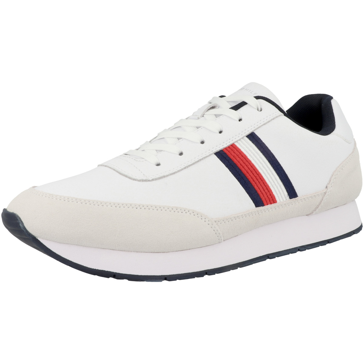 Tommy Hilfiger Core Eva Runner Corporate Leather Sneaker Low weiss
