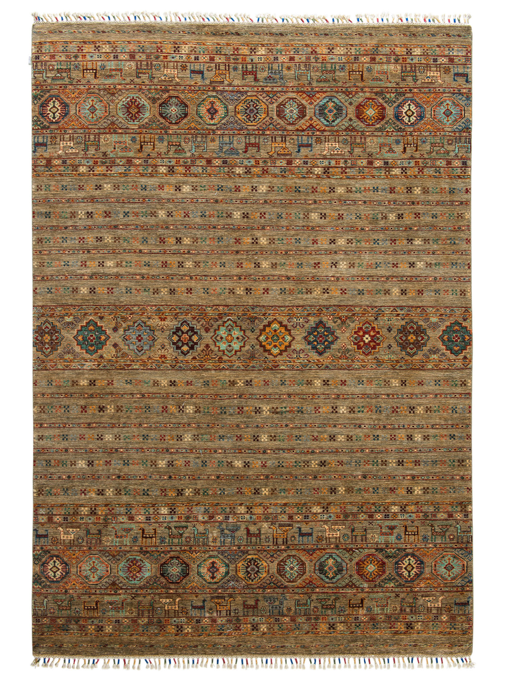 Chobi Schal ca. 209 x 298 cm, Unikat / Einzelstück