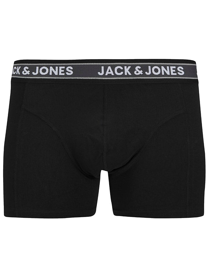 Jack & Jones 3er-Set: Boxershorts in Hellblau/ Dunkelblau/ Schwarz günstig kaufen