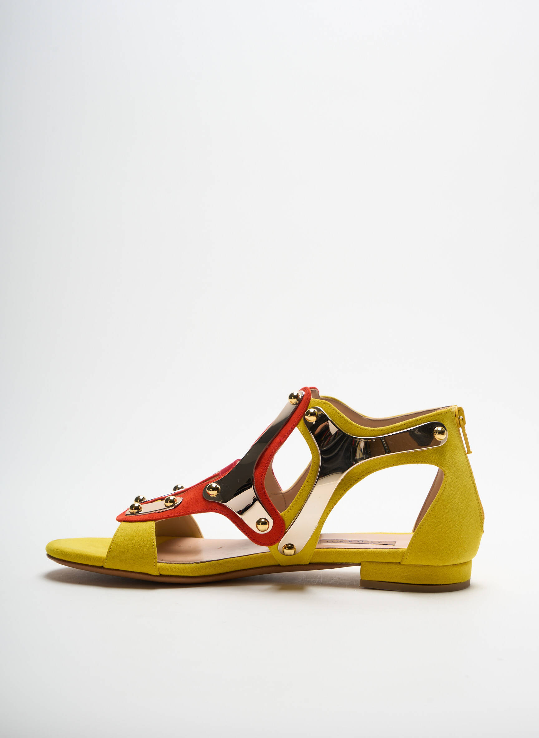 Albano Sandales Nu Pieds Femme couleur jaune