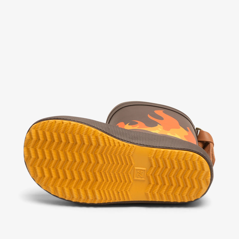 fashion II brown flames - Braun