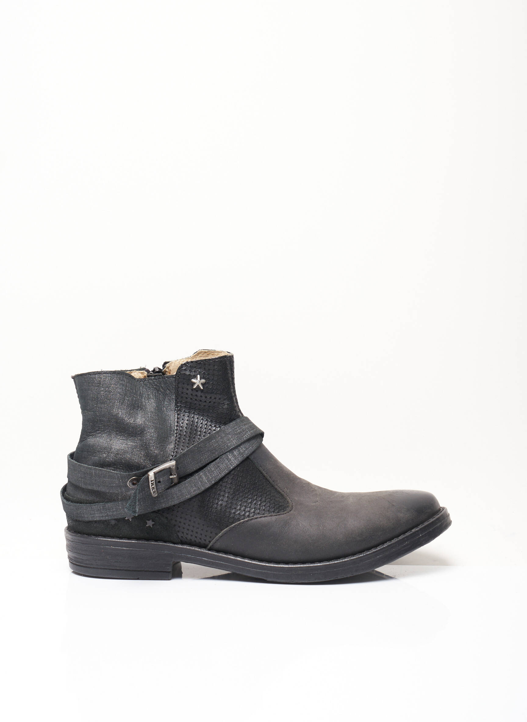 Ikks Bottines Femme couleur noir