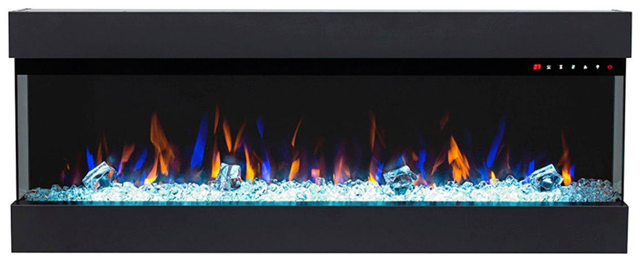 GLOW FIRE Elektrokamin Insert 72, täuschend echte Flamme - Multicolor LED-Technik, Heizfunktion 1600W